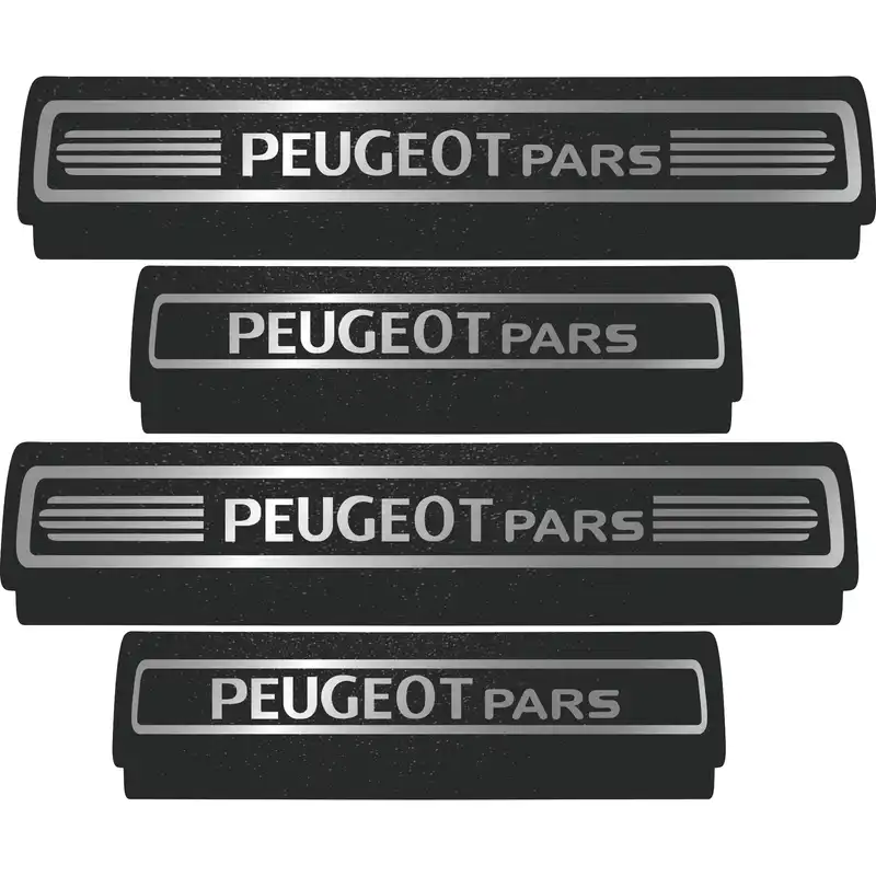 پارکابی خودرو سهیل چاپ کد01 مناسب برای پژو پارس مجموعه ۴ عددی