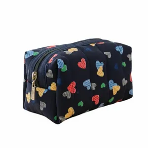 کیف لوازم آرایش زنانه مدل قلبی