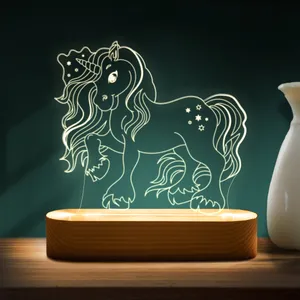 چراغ خواب اتاق کودک ارسا مدل یونیکورن کوچولو