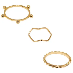 بند انگشتی زنانه کد RKH_973 مجموعه 3 عددی