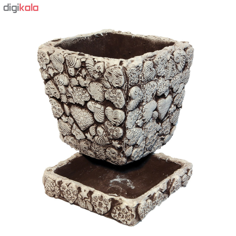 گلدان طرح قلب کد GH1