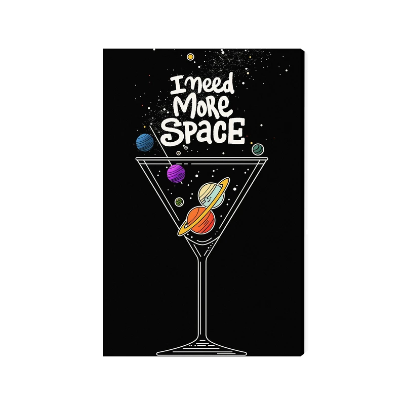 تابلو شاسی عرش مدل فانتزی منظره فضا و کهکشان کد As5286