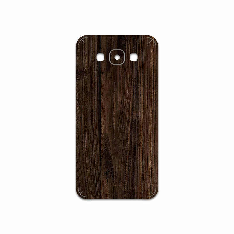 برچسب پوششی ماهوت مدل Dark Walnut Wood مناسب برای گوشی موبایل سامسونگ Galaxy E7