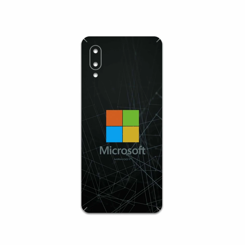 برچسب پوششی ماهوت مدل Microsoft-Logo مناسب برای گوشی موبایل سامسونگ Galaxy A02