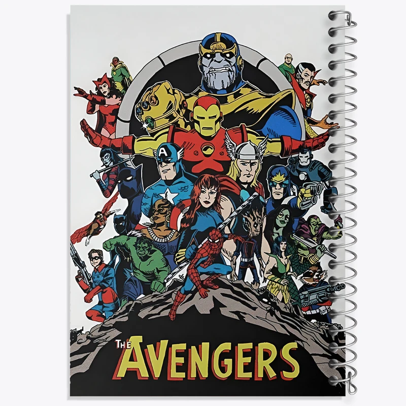 دفتر مشق 100 برگ خندالو طرح مارول (Marvel) کد N5727