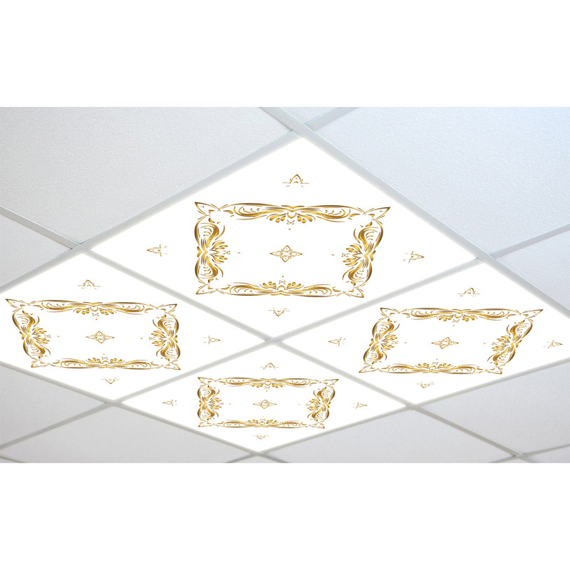 تایل سقفی آسمان مجازی مدل C-11959 سایز 60x60 سانتیمتر بسته 8 عددی