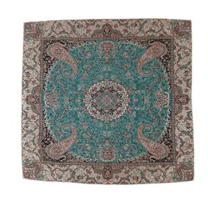 رومیزی ترمه مدل مربع طرح شیوا