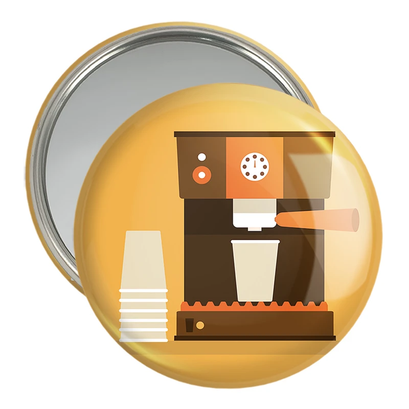 آینه جیبی خندالو مدل دستگاه قهوه ساز کد 27616