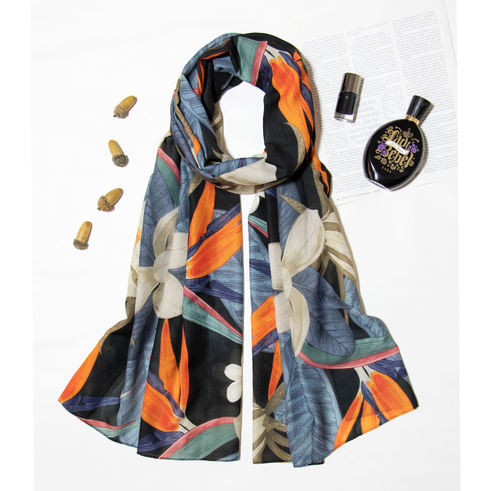 شال زنانه مدل نخی بهاره جدید مزونی کد ana-1419 -  - 18