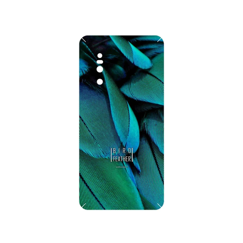 برچسب پوششی ماهوت مدل Green Feather مناسب برای گوشی موبایل ویوو X27