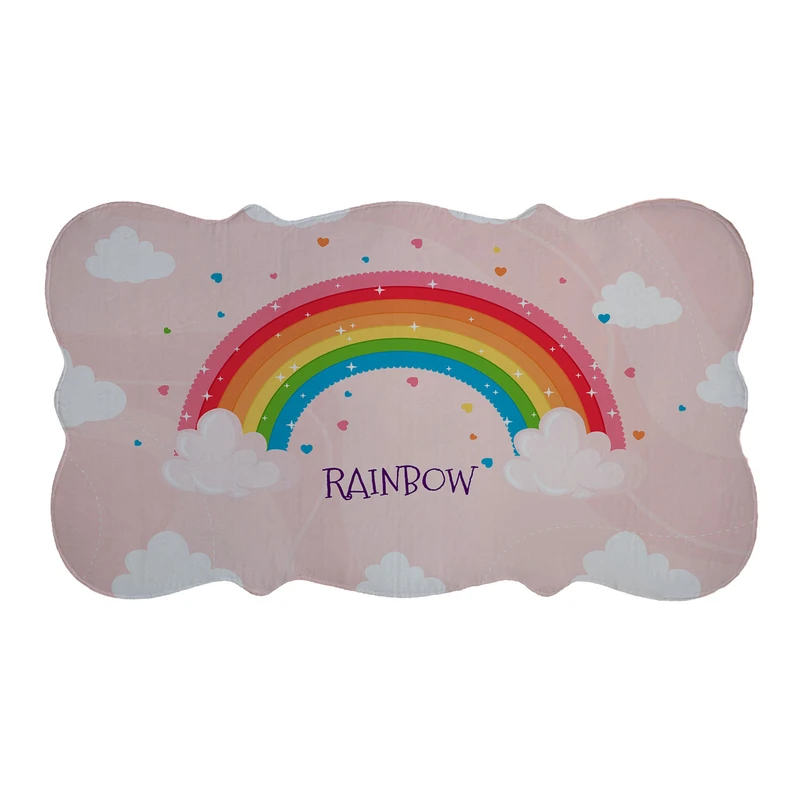 پادری طرح رنگین کمان کد 9319 سایز 110×60 سانتی متر