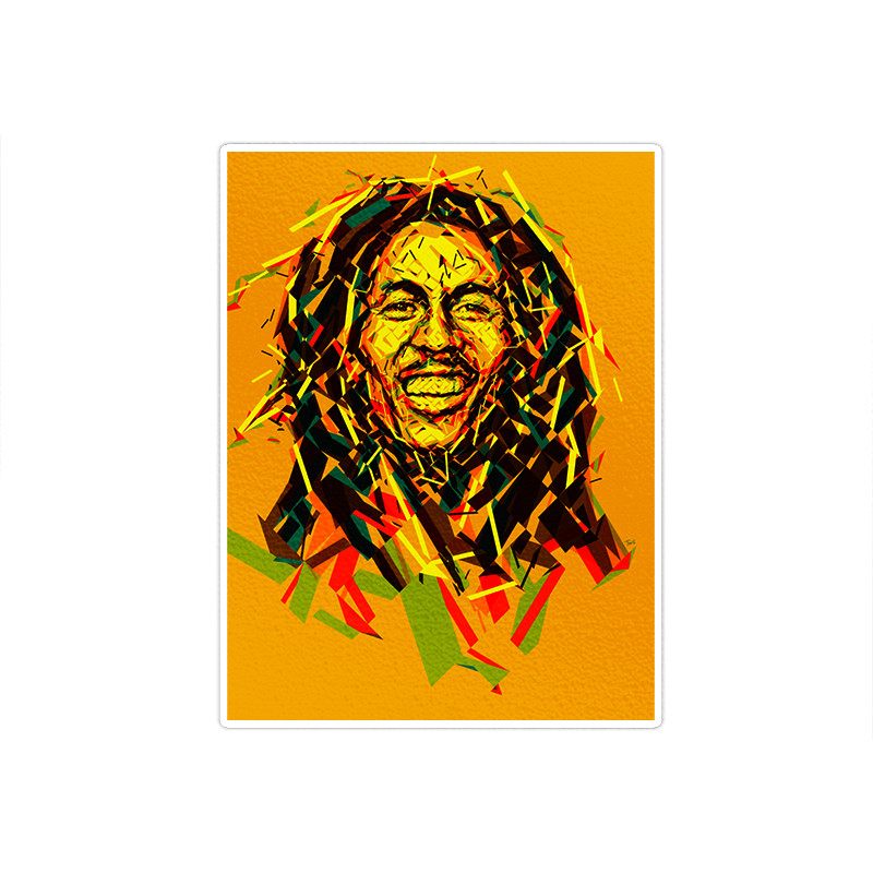 استیکر تزئینی موبایل و تبلت ماسا دیزاین مدل stkv029 طرح BOB MARLEY