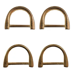 یراق کیف دوزی مدل نیم حلقه کد Y-2cm-R04-Gld بسته 4 عددی