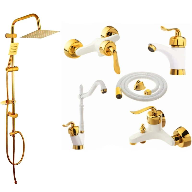 ست شیرآلات رز مدل بیزانس نایس مجموعه 6 عددی 