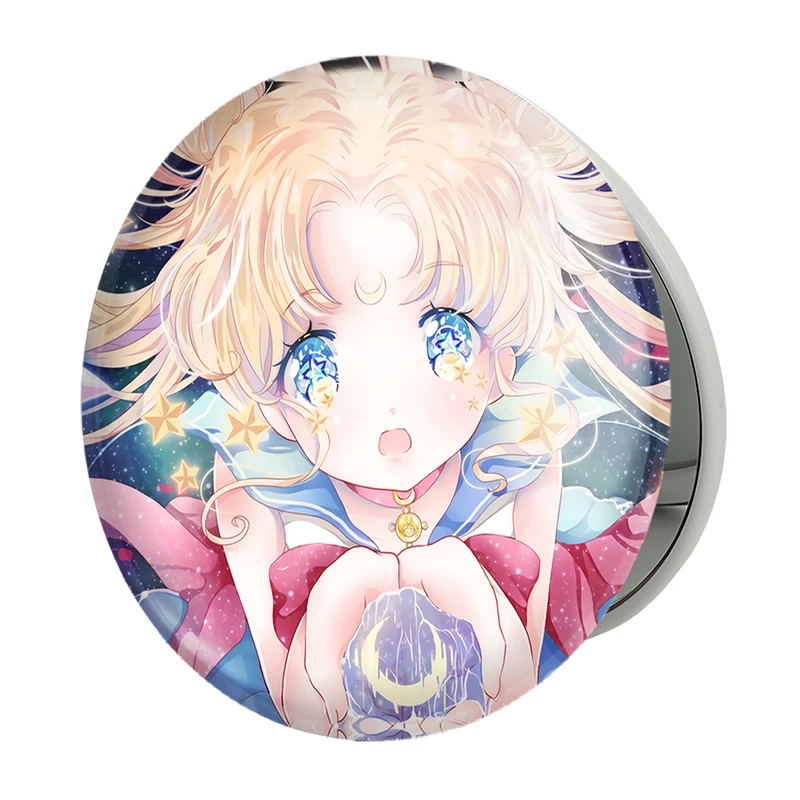 آینه جیبی خندالو طرح اوساگی تسوکینو انیمه سیلور مون Sailor Moon مدل تاشو کد 17427 