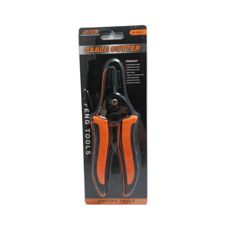 انبر سیم لخت کن جین فنگ مدل j01 سایز 7 اینچ انبر سیم لخت کن جین فنگ مدل j01 سایز 7 اینچ