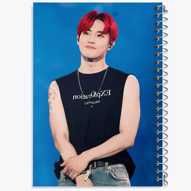 دفتر لیست خرید 50 برگ خندالو طرح سوهو گروه اکسو EXO کد 13494