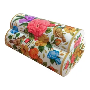 جعبه جواهرات استخوانی طرح گل و مرغ کد B 282
