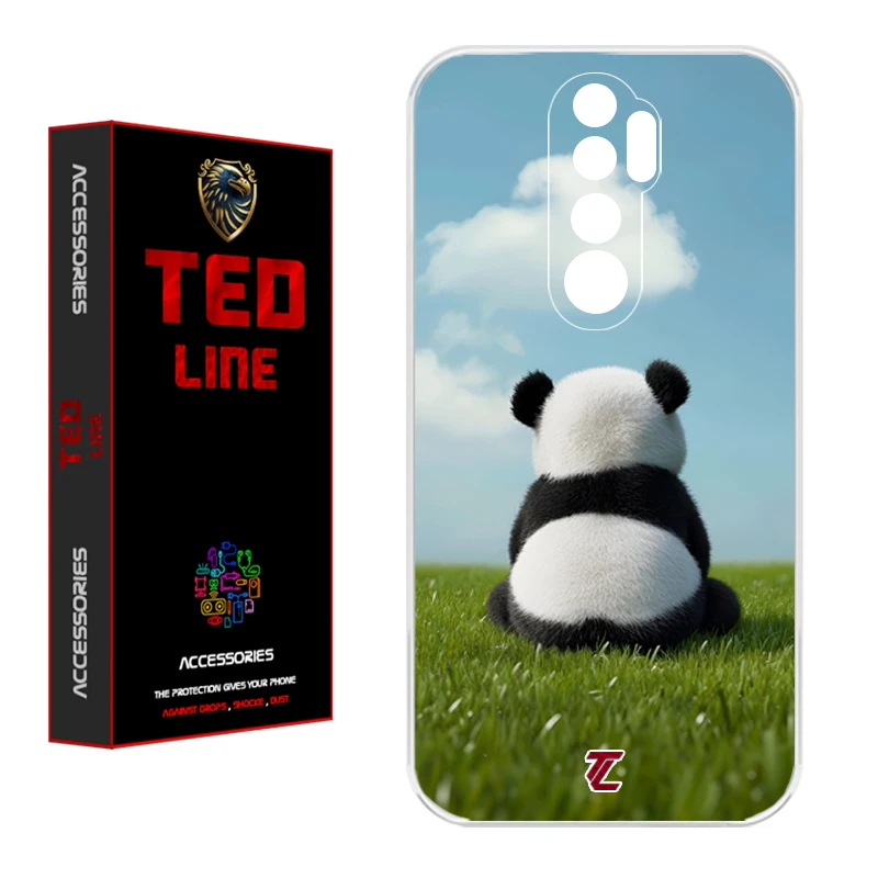 کاور تدلاین طرح پاندا کد 1150 مناسب برای گوشی موبایل شیائومی Redmi Note 8 Pro