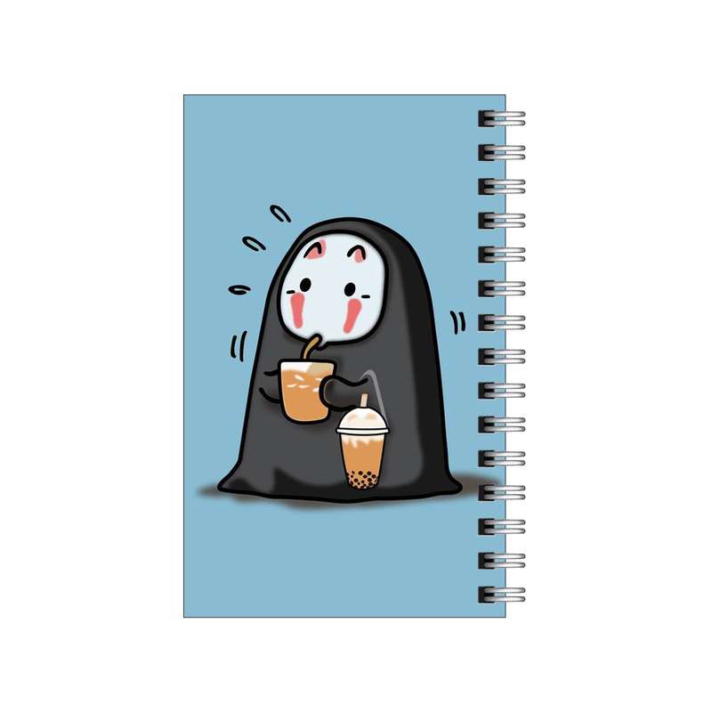 دفترچه یادداشت مدل to do list طرح شخصیت بی چهره و استارباکس کد 1250079