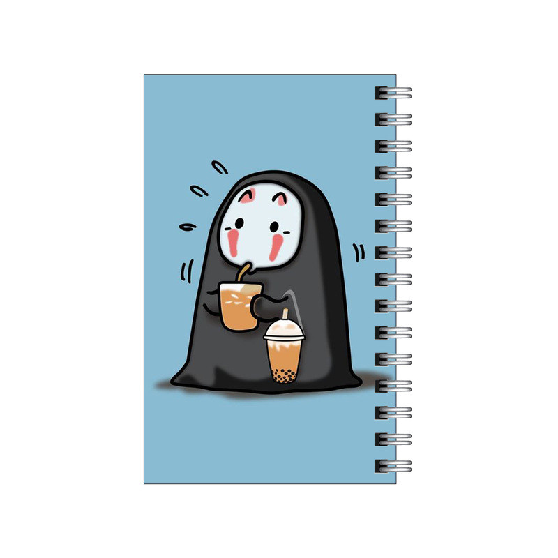 دفترچه یادداشت مدل to do list طرح شخصیت بی چهره و استارباکس کد 1250079
