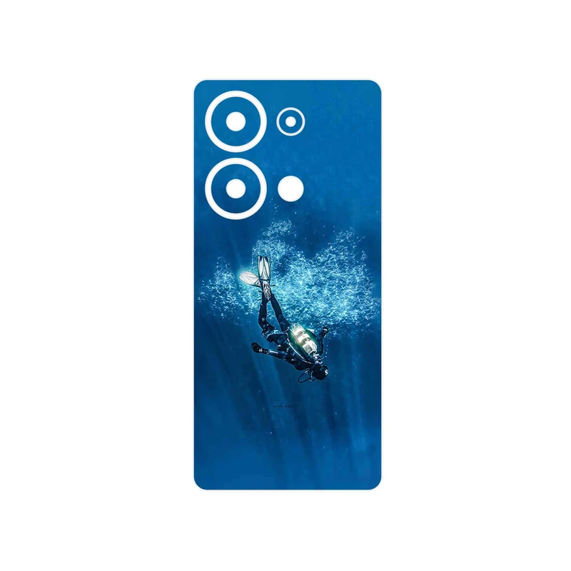 برچسب پوششی ماهوت مدل Scuba_Diving مناسب برای گوشی موبایل شیائومی Redmi Note 13 Pro 4G