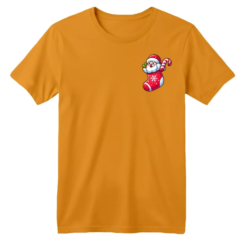 تی شرت آستین کوتاه بچگانه مدل بابانوئل کریسمس کد 25