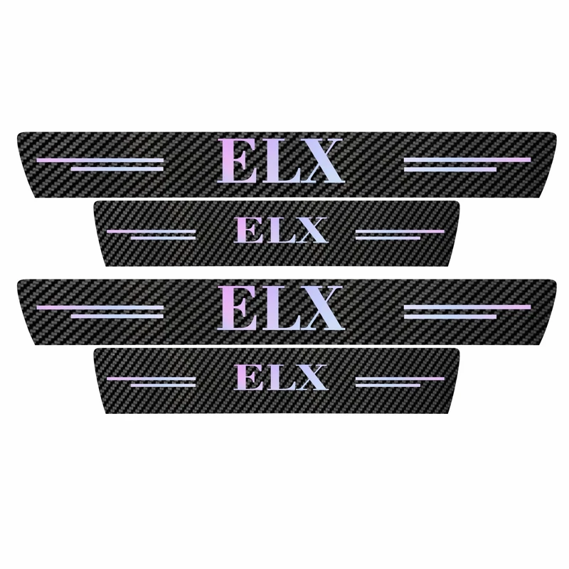 برچسب پارکابی خودرو سولگی مدل کربن کد J39 مناسب برای ای ال ایکس بسته 4 عددی