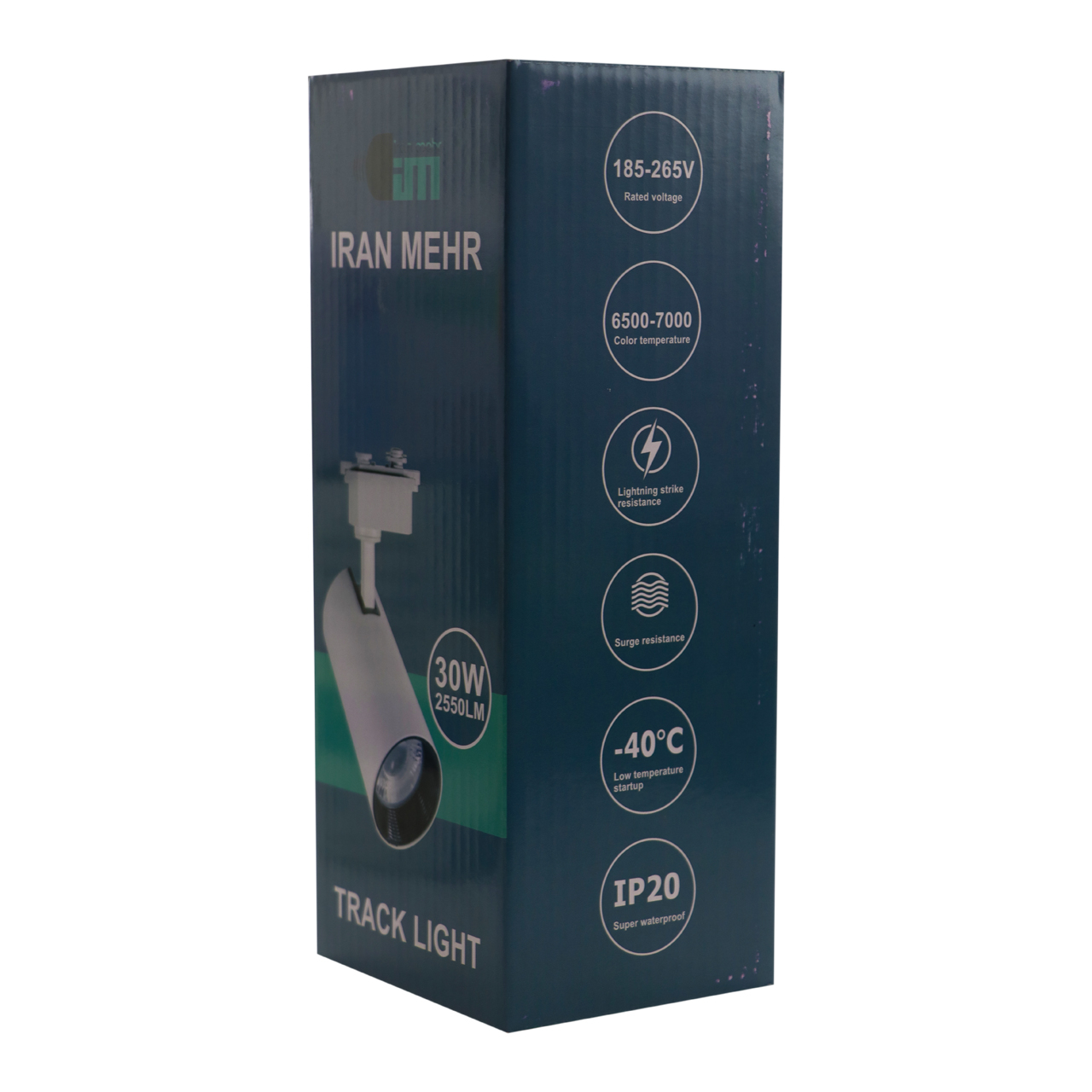 چراغ ریلی 30 وات ایران مهر مدل Track Light_B