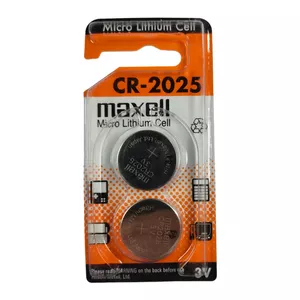 باتری سکه ای مکسل مدل CR2025 بسته دو عددی