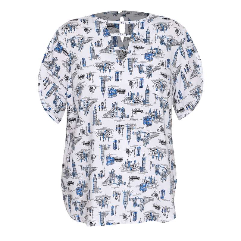 بلوز آستین کوتاه زنانه مدل 7693