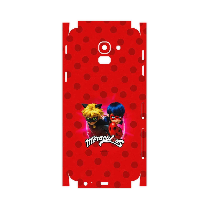 برچسب پوششی ماهوت مدل Ladybug and Cat Noir-FullSkin مناسب برای گوشی موبایل سامسونگ Galaxy J6