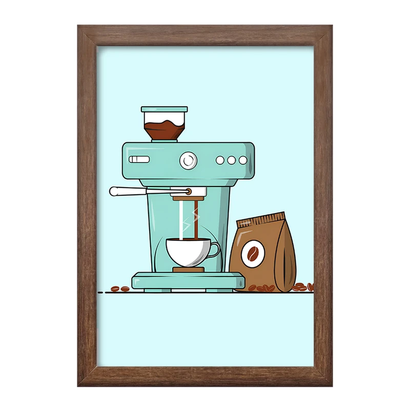 تابلو خندالو طرح دستگاه اسپرسوساز کد F10400