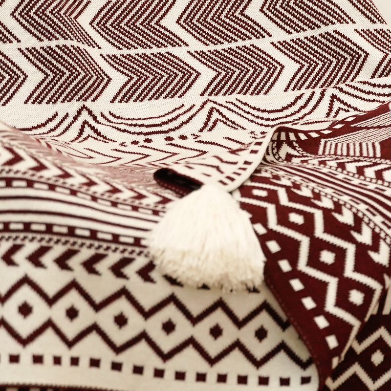 شال مبل و تخت مدل boho سایز 130x200 سانتی متر