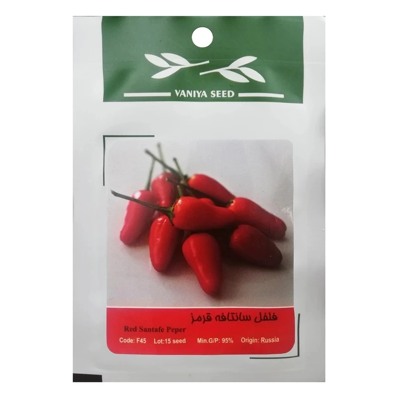 بذر فلفل سانتافه قرمز وانیا سید مدل BA1412