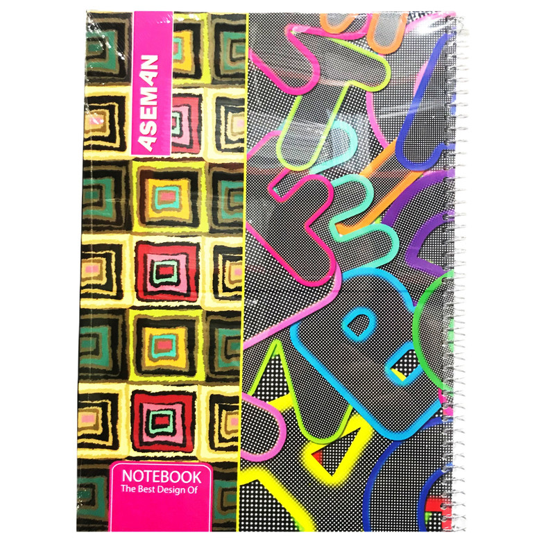 دفتر مشق 100 برگ آسمان مدل Ar13