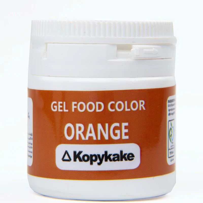 رنگ خوراکی ژله ای نارنجی کپی کیک - 35 گرم