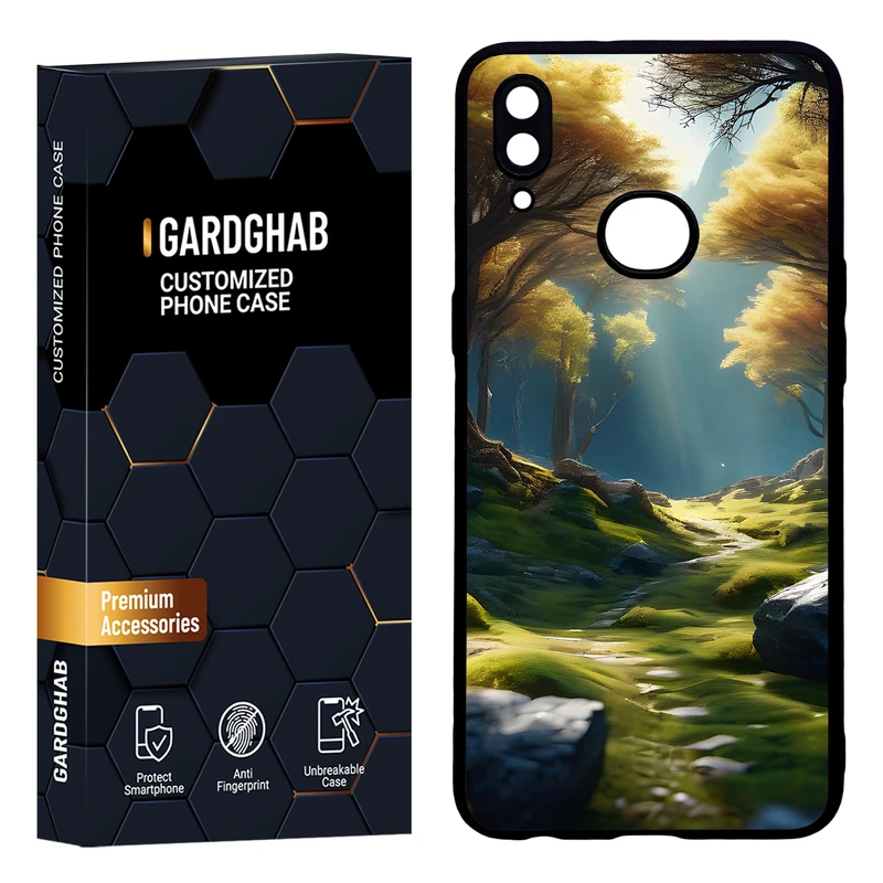 کاور گارد قاب مدل دور ژله ای هنری مناسب برای گوشی موبایل سامسونگ Galaxy A10s