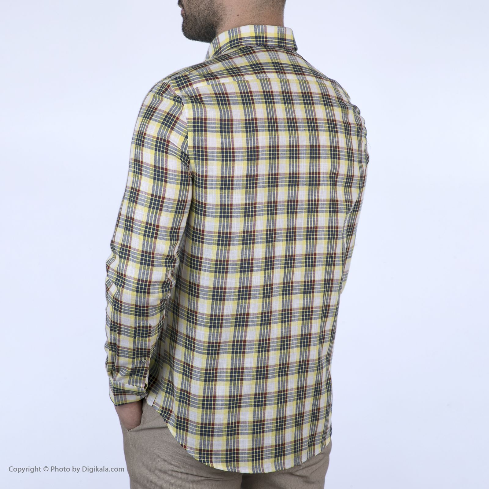 پیراهن آستین بلند مردانه ال سی من مدل 100489-195 -  - 3