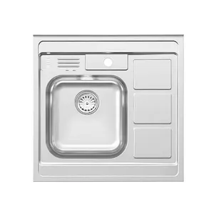 سینک ظرفشویی استیل روکار یک لگنه پلی استیل مدل پرشین کد 112