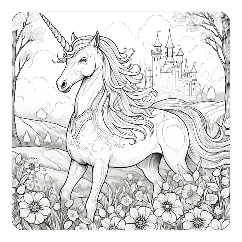 مگنت کاکتی طرح اسب تک شاخ و یونیکورن مدل mp30406