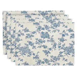 زیربشقابی مدل VINTAGEFLOWER-30.45 مجموعه 4 عددی