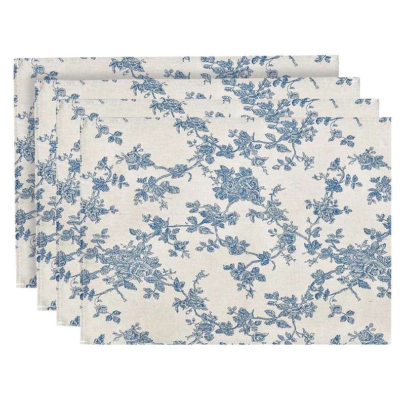 زیربشقابی مدل VINTAGEFLOWER-30.45 مجموعه 4 عددی