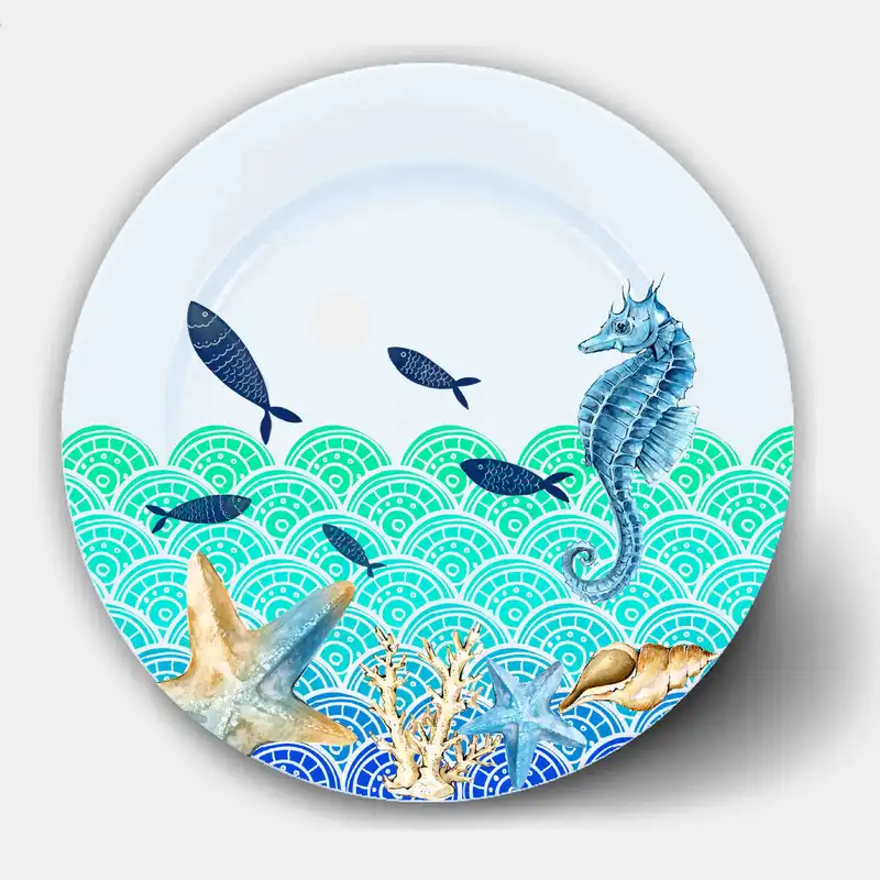 برچسب ترنسفر مدل موج و ماهی