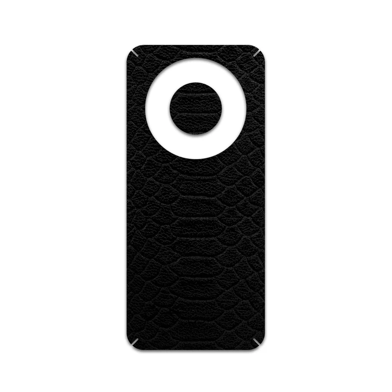 برچسب پوششی ماهوت مدل Black-Snake-Leather مناسب برای گوشی موبایل آنر X9c Smart