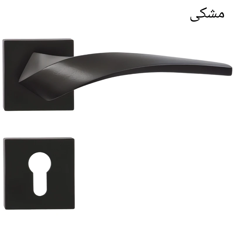 عکس شماره 5 : دستگیره در مدل رزت a14 سویچی بسته 2 عددی