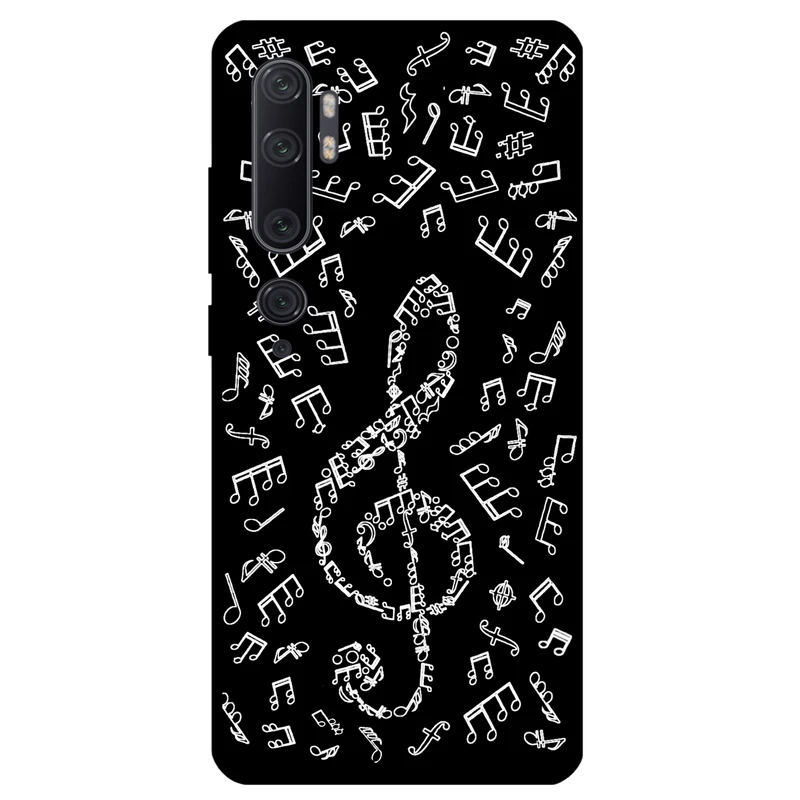 کاور مگافون طرح نوت موسیقی مدل 1370 مناسب برای گوشی موبایل شیائومی Mi Note 10 / 10 Pro 