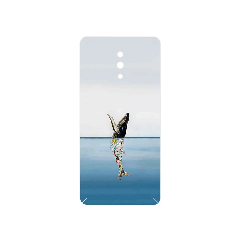 برچسب پوششی ماهوت مدل Collage of Sea Trash مناسب برای گوشی موبایل اپو RENO 10X