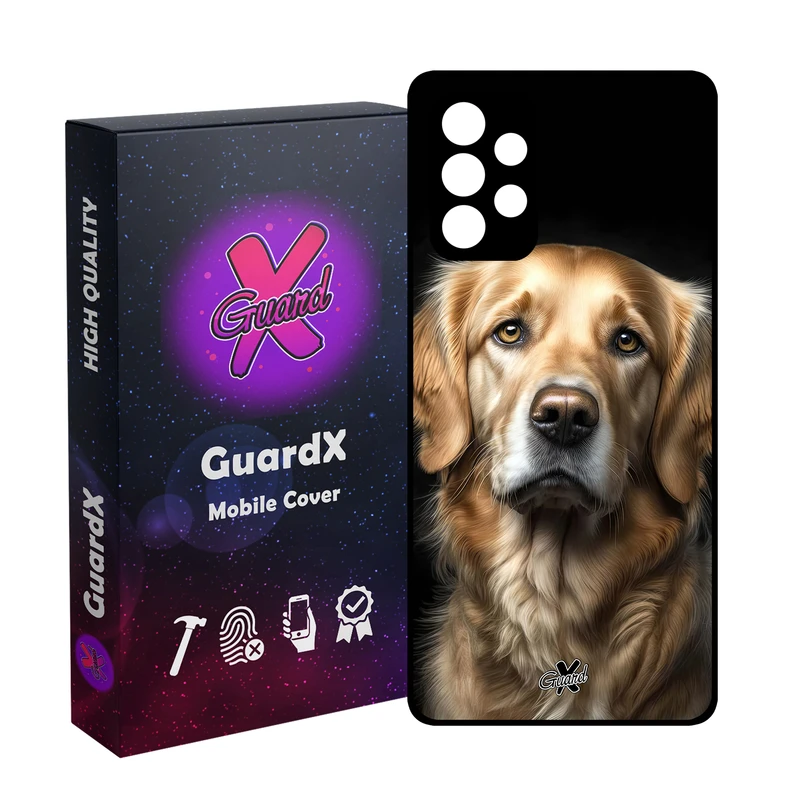 کاور گارد ایکس طرح سگ مدل Glass10607 مناسب برای گوشی موبایل سامسونگ Galaxy A73