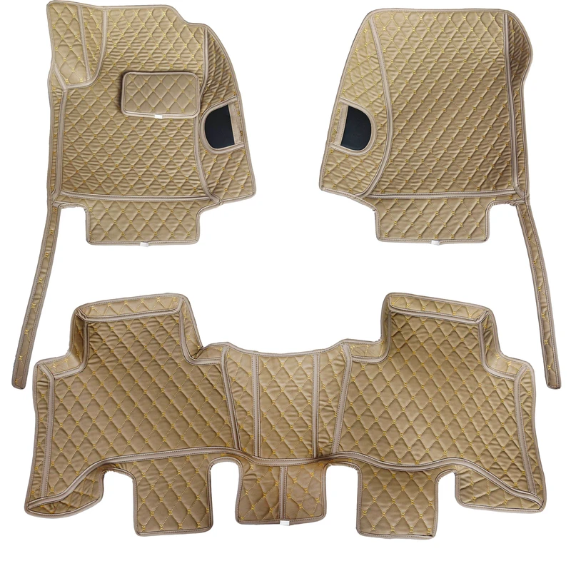 کفپوش5بعدی خودرو مدلTSچرم گلدوزی مناسب برای پرادو